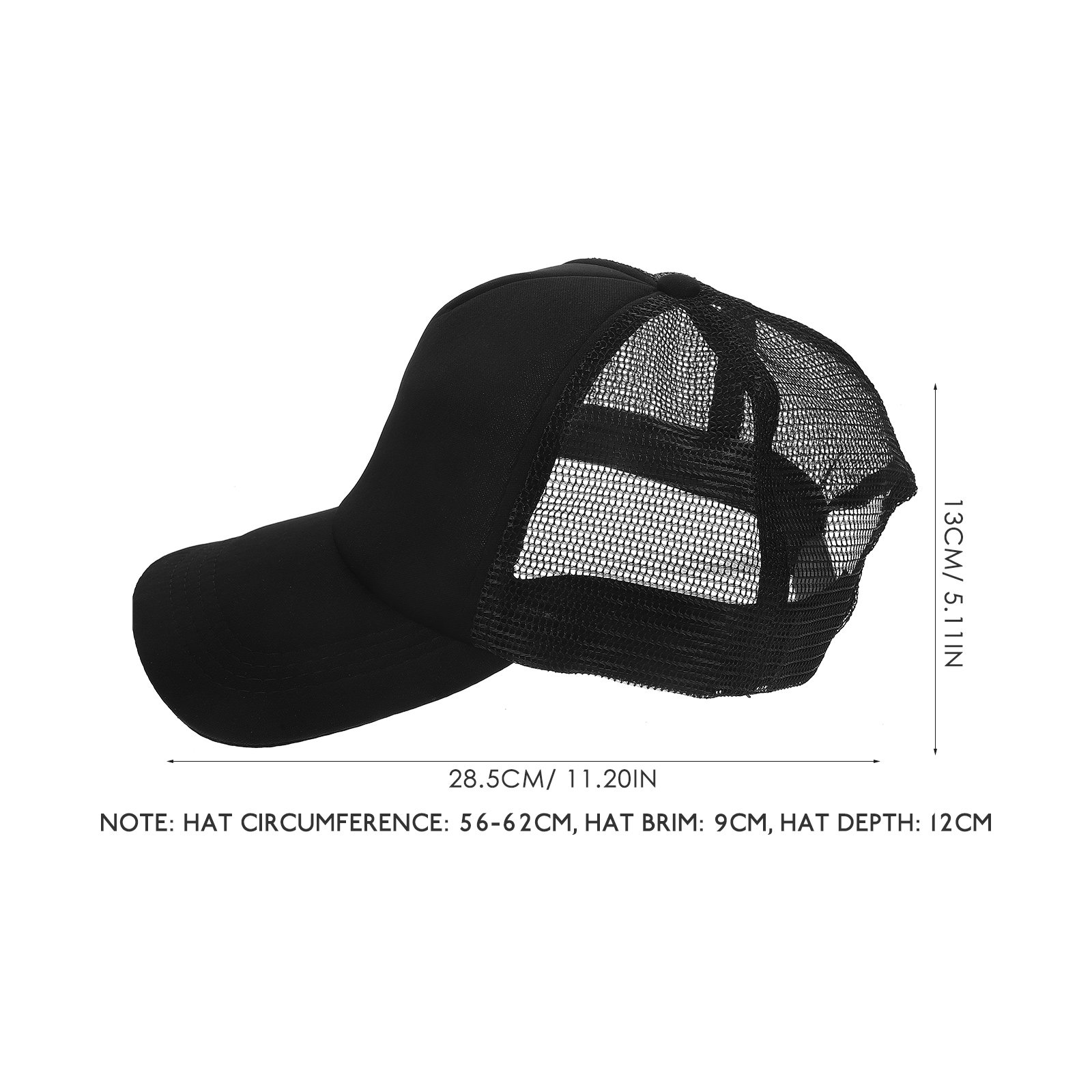 10Pcs Blank Mesh Baseball Caps - огляд і ціна Hat Sublimation Blank