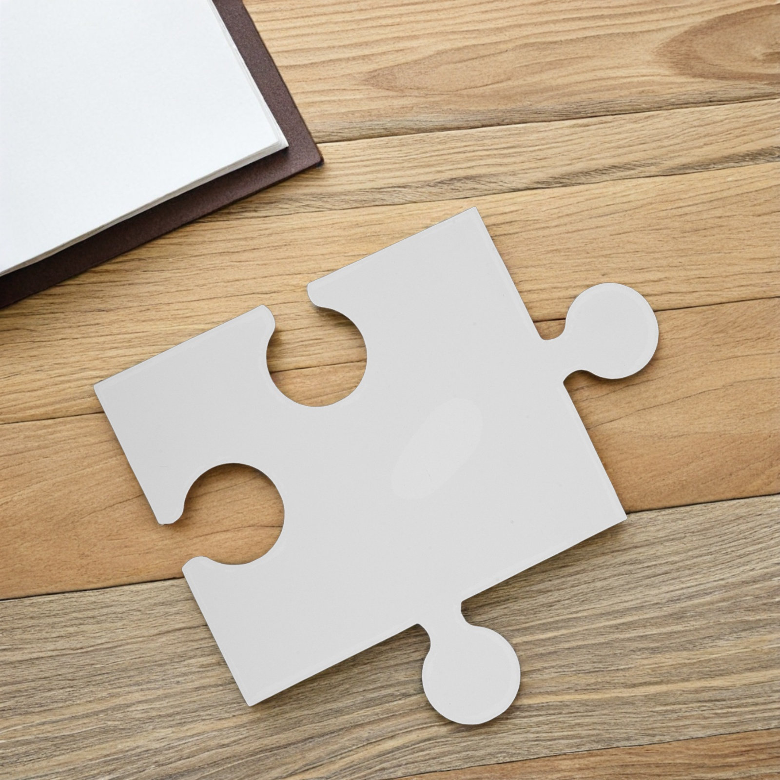 60Pcs Large Blank Puzzle Piece - огляд і ціна Puzzle Blank White