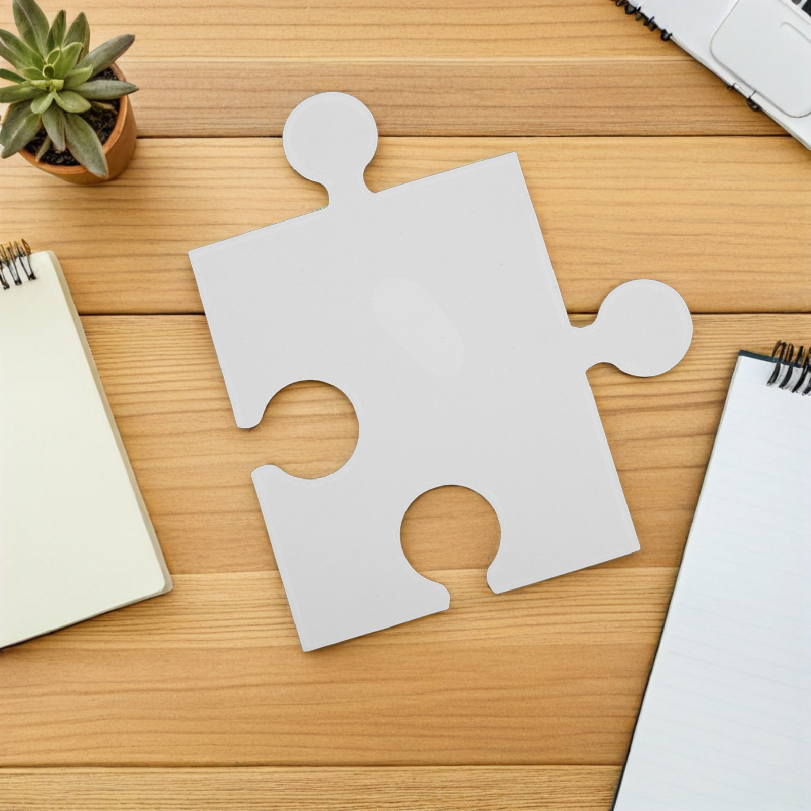 60Pcs Large Blank Puzzle Piece - огляд і ціна Puzzle Blank White