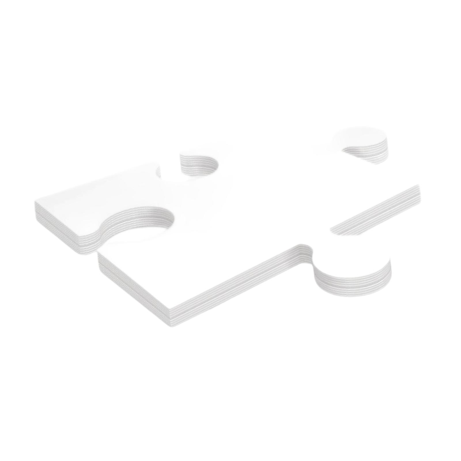 24x White Cardboard Blank Jigs - огляд і ціна Puzzle Blank White