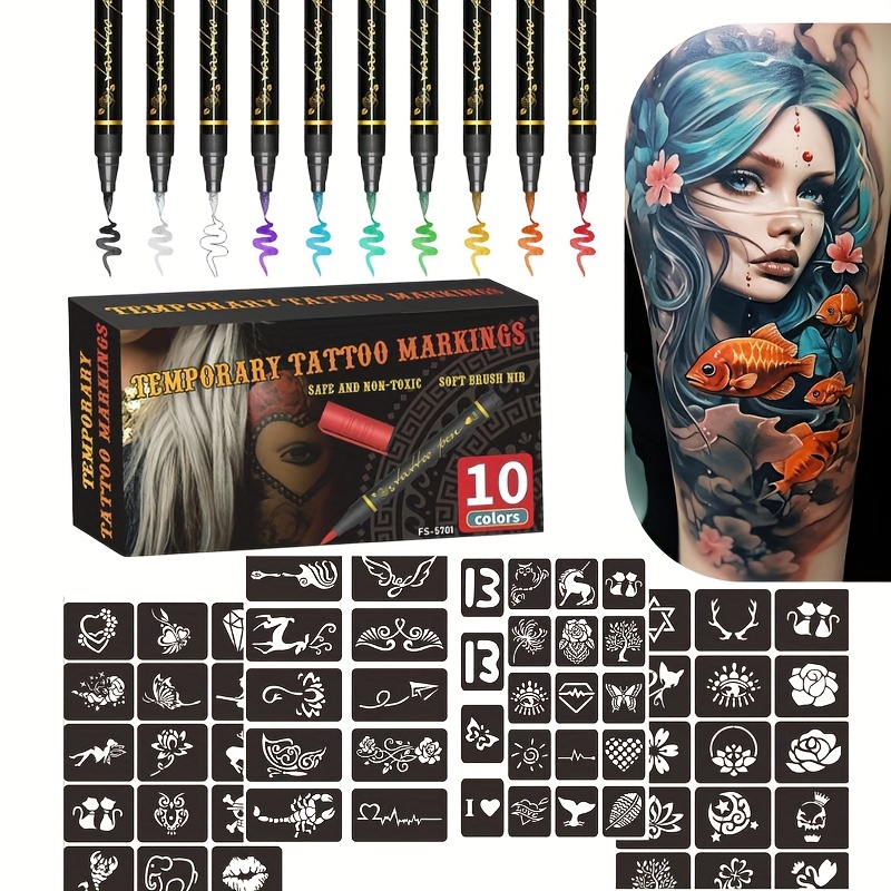 Temporary Tattoo Marker Set 10 - огляд і ціна Copic Marker Sketch