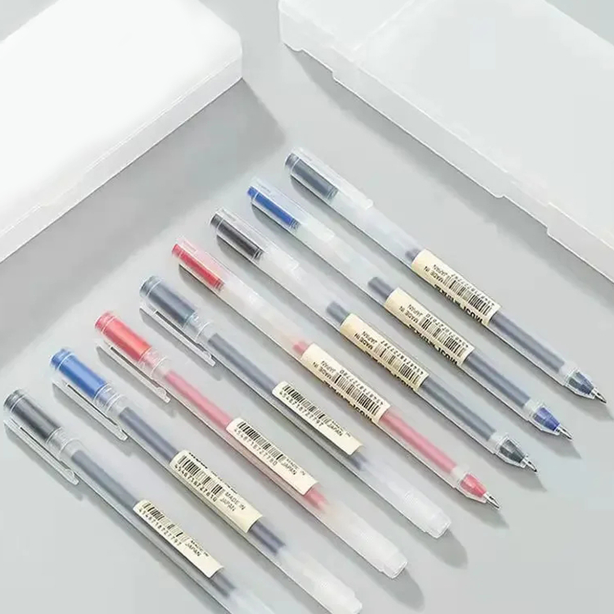 3-6Pcs/Set 0.38mm Kawaii MUJIs - огляд і ціна Muji Stationery Gel Pen