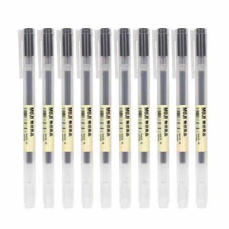 10-30Pcs/Set 0.38/0.5mm Gel pe - огляд і ціна Muji Stationery Gel Pen