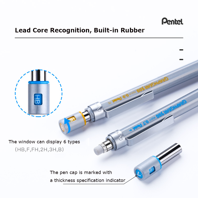 Pentel GraphGear 500 Mechanica - огляд і ціна Pentel Pen Graphgear