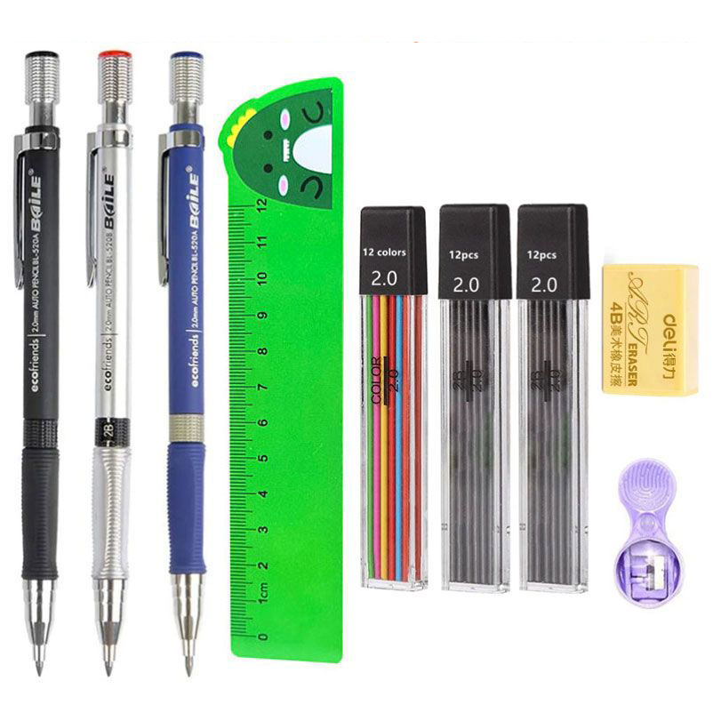 Mechanical Pencils Set 2.0mm w - огляд і ціна Staedtler Pencil Lumocolor