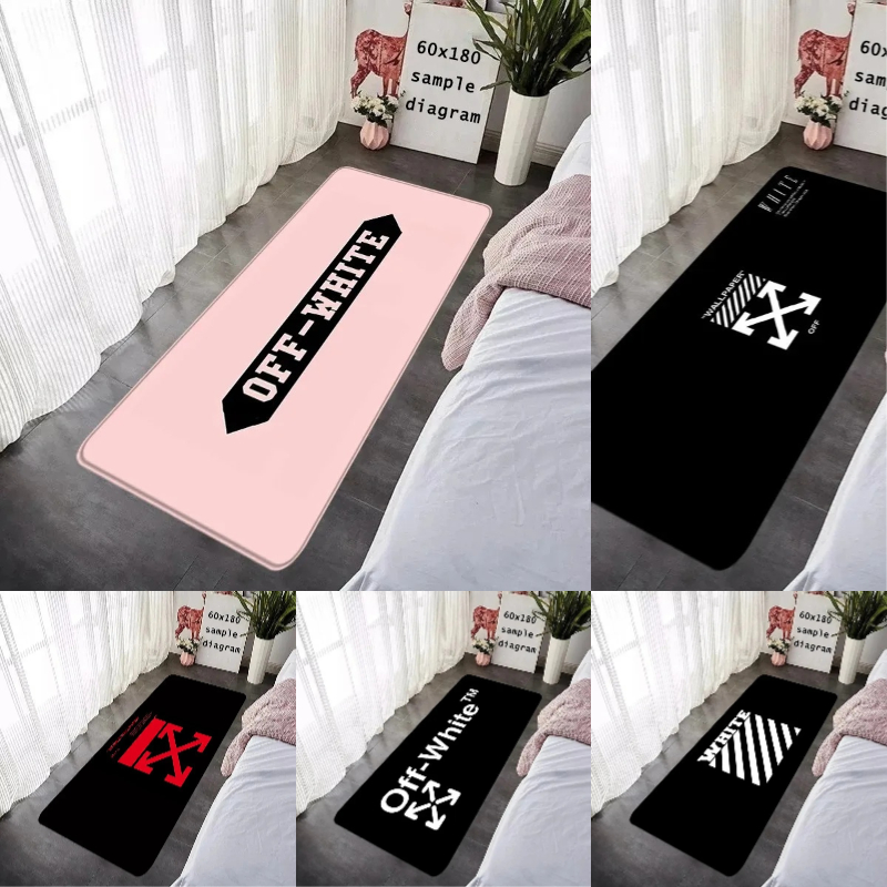 Door Mat Interior Bedside Foot - огляд і ціна Puzzle Blank White