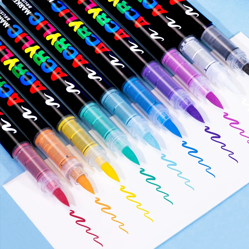 3Pcs Acrylic White Marker Brus - огляд і ціна Copic Marker Classic