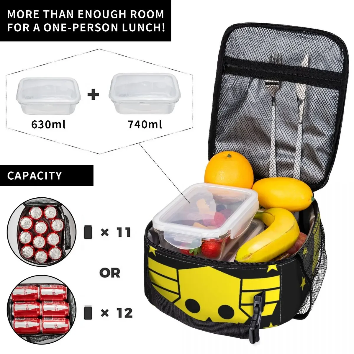 Insulated Lunch Bag Helldivers - огляд і ціна Tote Bag Sublimation