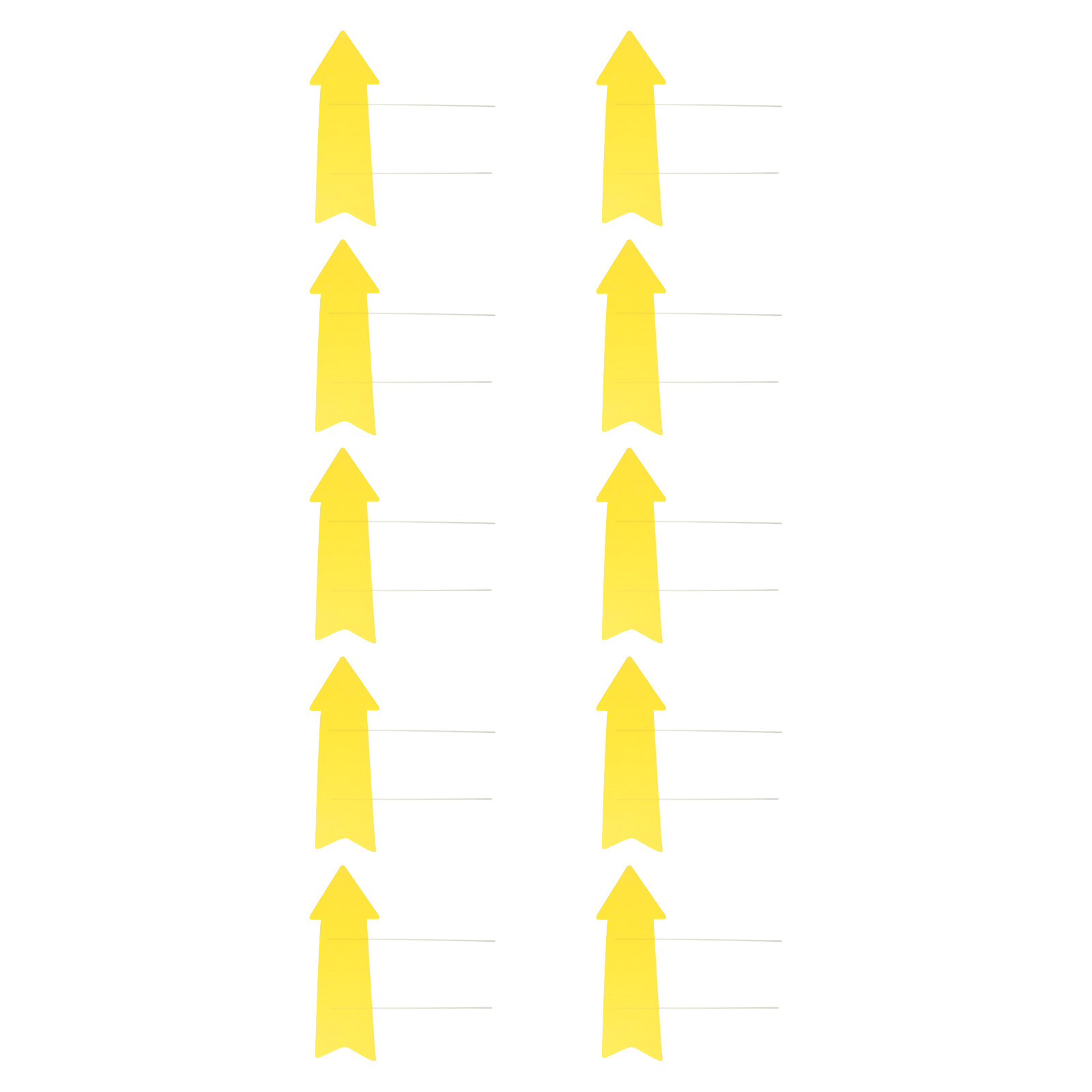 10Pcs Blank Yellow Arrow Signs - огляд і ціна Yard Sign Blank