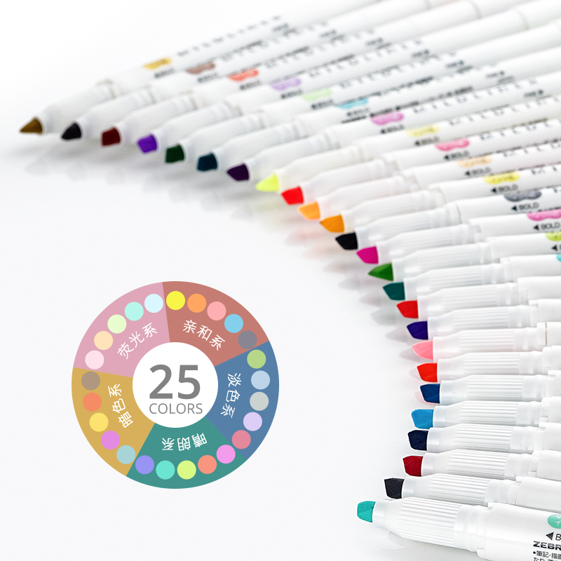 Zebra Mildliner Liner Double H - огляд і ціна Zebra Pen Mildliner